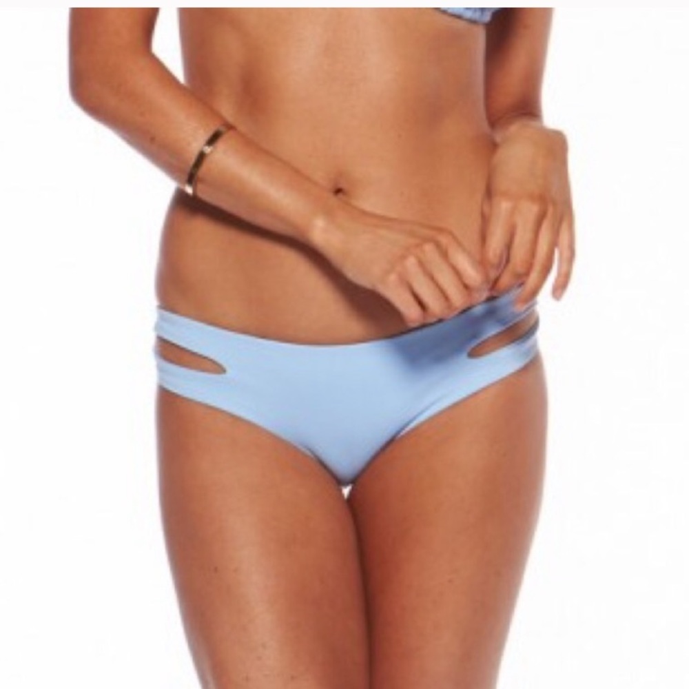 L*space Estella Sky Blue Full Cut Bottoms NWOT S